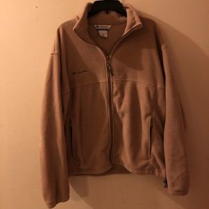 Mens Large Columbia Fleece Full Zip